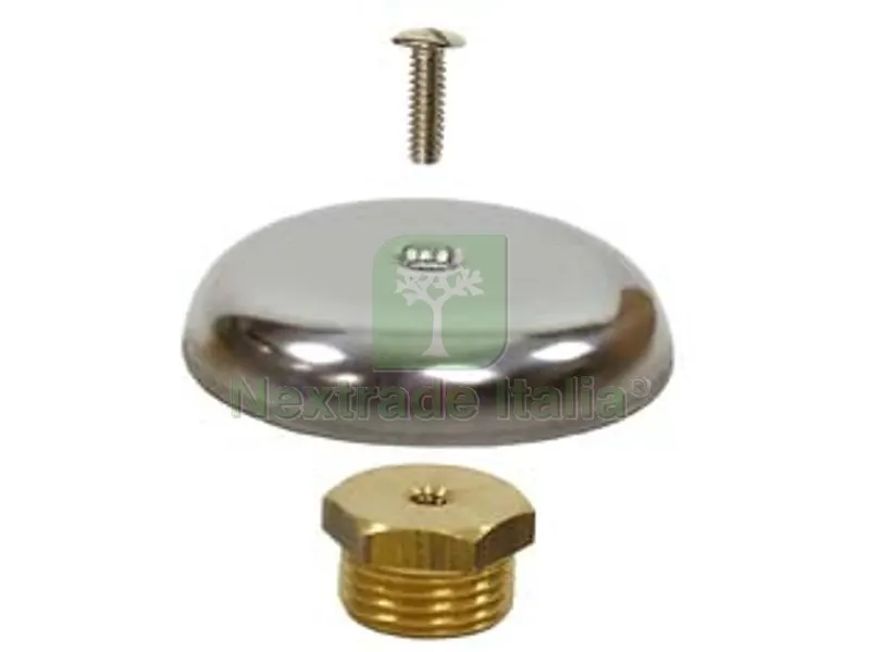 5PZ Tappo con Rosone e Vite - M 1/2" — Viti — rif. FERX.FER24976