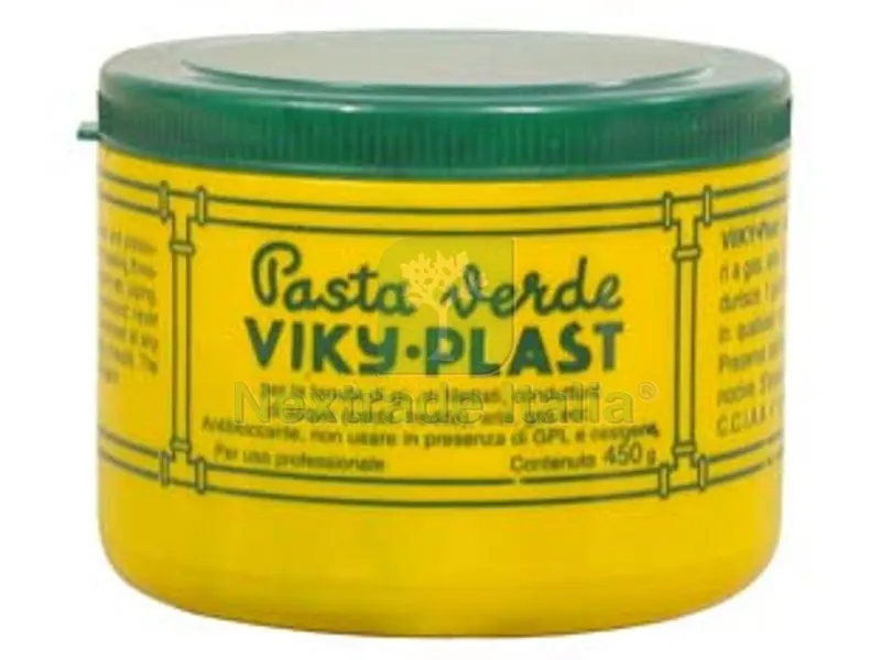 PASTA VERDE VIKI - gr.450 in barattolo — Adesivi e sigillanti — rif. FERX.FER25119 PASTA VERDE VIKI - gr.450 in barattolo — Adesivi e sigillanti — rif. FERX.FER25119