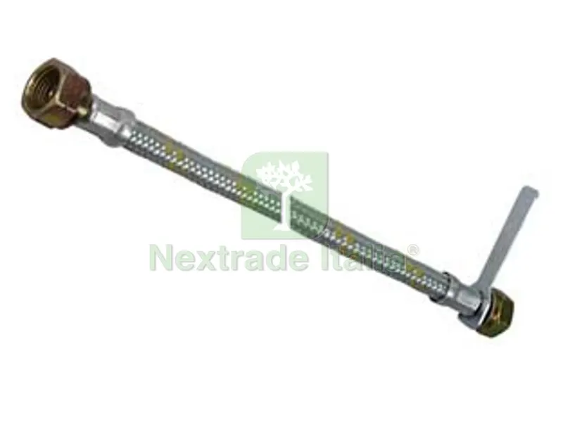 3PZ FLESSIBILE PER CENTRALINE GAS - FF 1/2" cm.80 — Tubi e raccordi — rif. FERX.FER296298 3PZ FLESSIBILE PER CENTRALINE GAS - FF 1/2" cm.80 — Tubi e raccordi — rif. FERX.FER296298