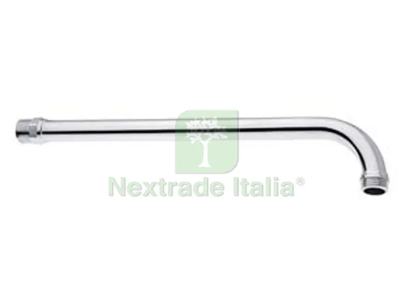 2PZ BRACCIO DOCCIA NORMALE PER SOFFIONE - M 1/2" cm.20 ottone cromato — Rubinetti e valvole — rif. FERX.FER25683 2PZ BRACCIO DOCCIA NORMALE PER SOFFIONE - M 1/2" cm.20 ottone cromato — Rubinetti e valvole — rif. FERX.FER25683