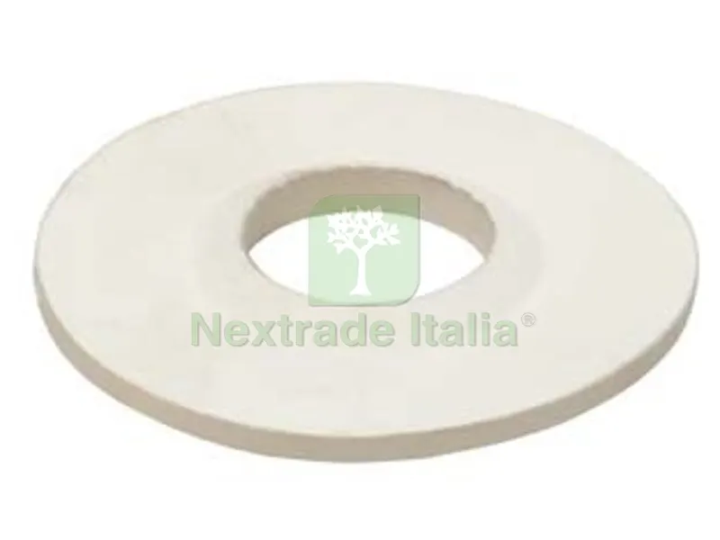 20PZ GUARNIZIONE SOTTO PILETTA IN GOMMA BIANCA CON BORDINO - 1/2" — Guarnizioni e tenute — rif. FERX.FER26130