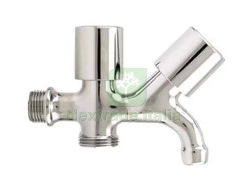 RUBINETTO DOPPIO SPECIALE CON ATTACCO LAVATRICE ART.220 — Rubinetti e valvole — rif. FERX.FER58339 RUBINETTO DOPPIO SPECIALE CON ATTACCO LAVATRICE ART.220 — Rubinetti e valvole — rif. FERX.FER58339