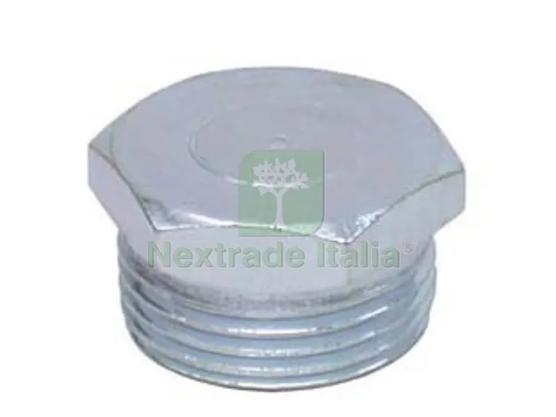5PZ TAPPO ESAGONALE MASCHIO ACCIAIO ZINCATO - M 1" — Scarichi e sifoni — rif. FERX.FER245104