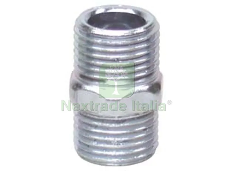 10PZ NIPLES ESAGONALE ACCIAIO ZINCATO - M 1/2" — Tubi e raccordi — rif. FERX.FER32384 10PZ NIPLES ESAGONALE ACCIAIO ZINCATO - M 1/2" — Tubi e raccordi — rif. FERX.FER32384