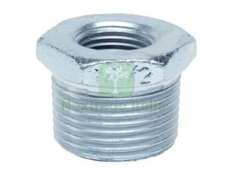 5PZ RIDUZIONE ESAGONALE GHISA ZINCATA - M 1 1/2" F 1 1/4" — Tubi e raccordi — rif. FERX.FER350297 5PZ RIDUZIONE ESAGONALE GHISA ZINCATA - M 1 1/2" F 1 1/4" — Tubi e raccordi — rif. FERX.FER350297