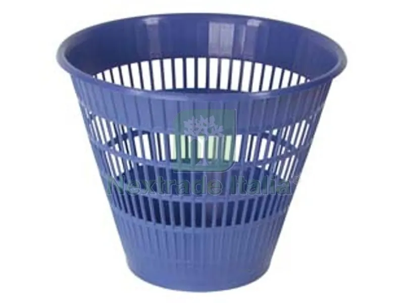 12PZ Cestino Gettacarte in Plastica - ? cm.28x25,5h. — Casalinghi e organizzazione — rif. FERX.FER93071
