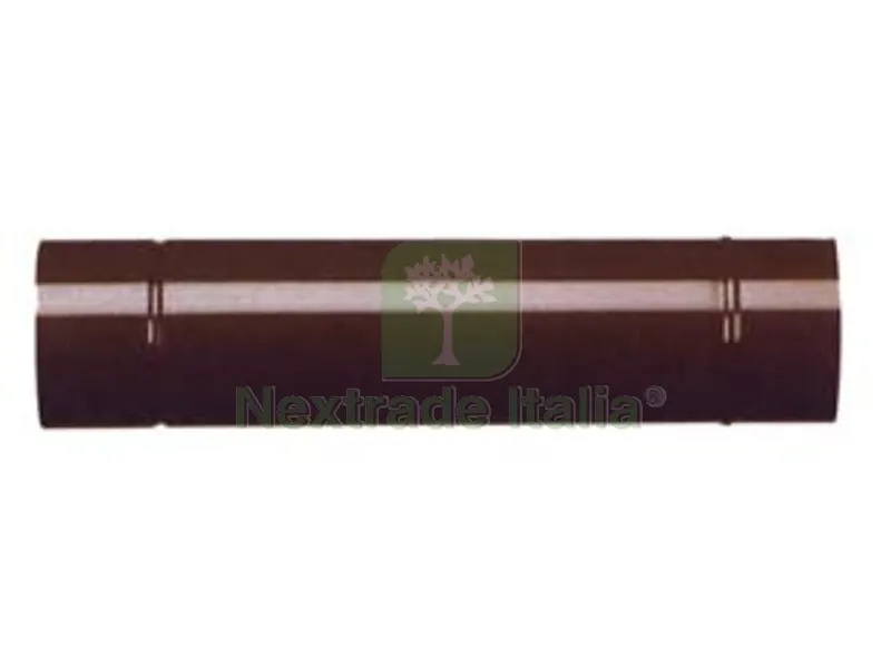 TUBO PORCELLANATO PER STUFE A LEGNA MARRONE LUCIDO - ? cm.10x100 — Canne fumarie e fumisteria — rif. FERX.FER97376 TUBO PORCELLANATO PER STUFE A LEGNA MARRONE LUCIDO - ? cm.10x100 — Canne fumarie e fumisteria — rif. FERX.FER97376