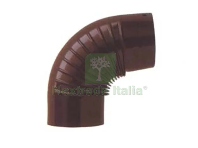 GOMITO A 90? PORCELLANATO PER STUFE A LEGNA MARRONE LUCIDO - ? cm.12 — Irrigazione — rif. FERX.FER97055 GOMITO A 90? PORCELLANATO PER STUFE A LEGNA MARRONE LUCIDO - ? cm.12 — Irrigazione — rif. FERX.FER97055