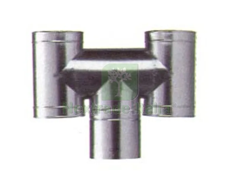 Fumaiolo AD H Antivento in Acciaio Zincato - ? cm.12 — Tempo libero outdoor — rif. FERX.FER96904