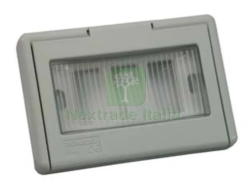 5PZ Involucro Vuoto da Incasso Portafrutti 3P Portello a Finestra IP44 - mm.122x16x83h. - (1733.G) — Scarichi e sifoni — rif. FERX.FER87766