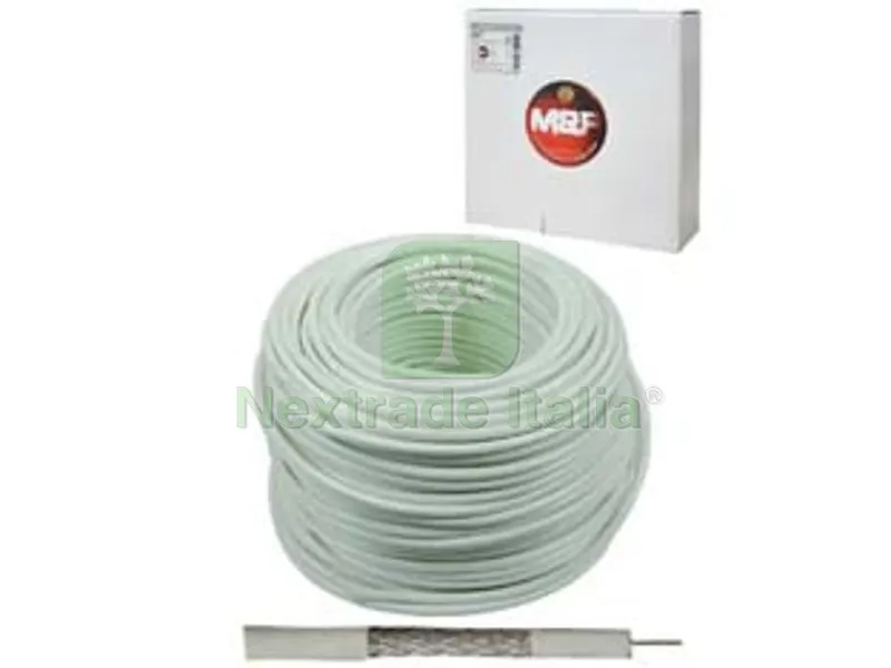 100MT Cavo Coassiale TV Digitale ? MM.5 - ? mm.5 tipo normale — Cavi e fili — rif. FERX.FER9324