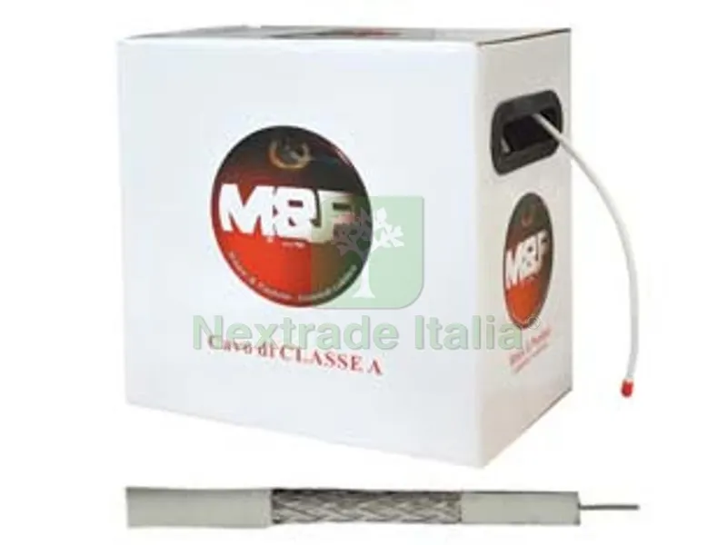 150MT CAVO COASSIALE TV DIGITALE SATELLITARE ? MM.5 TIPO EXTRA - ? mm.5 — Cavi e fili — rif. FERX.FER9331