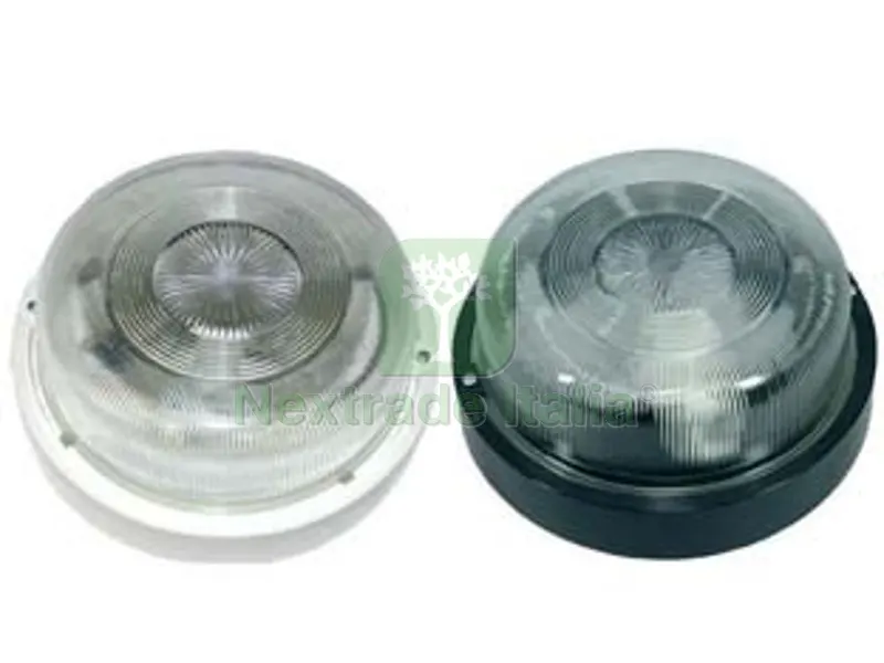 Plafoniera Tonda in Polipropilene Senza Gabbia - max 60w IP44 - ? 200x90h. colore nero — Illuminazione — rif. FERX.FER3902 Plafoniera Tonda in Polipropilene Senza Gabbia - max 60w IP44 - ? 200x90h. colore nero — Illuminazione — rif. FERX.FER3902