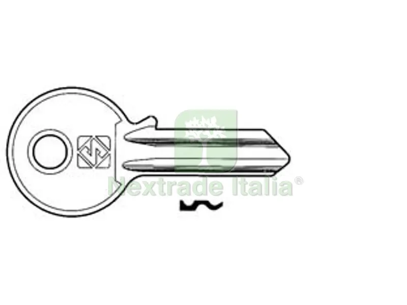 5PZ Chiavi per Cilindri ALA 4 Spine Grandi AA1R - AA1R SX — Serrature e cilindri — rif. FERX.FER50425
