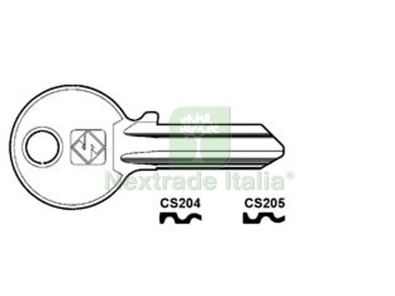 100PZ chiavi per cilindri 4 spine grandi - cs204 dx — Serrature e cilindri — rif. FERX.FER51941 100PZ chiavi per cilindri 4 spine grandi - cs204 dx — Serrature e cilindri — rif. FERX.FER51941