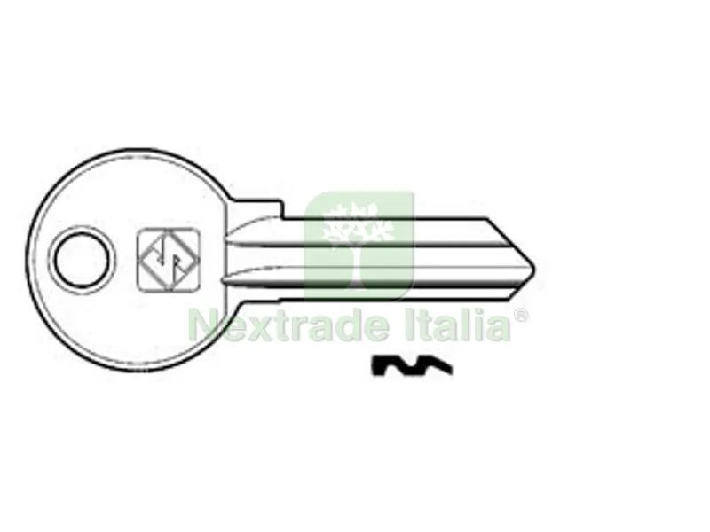 10PZ Chiavi per Cilindri Corbin 5 Spine Grandi CB5 - CB5 DX — Serrature e cilindri — rif. FERX.FER51514
