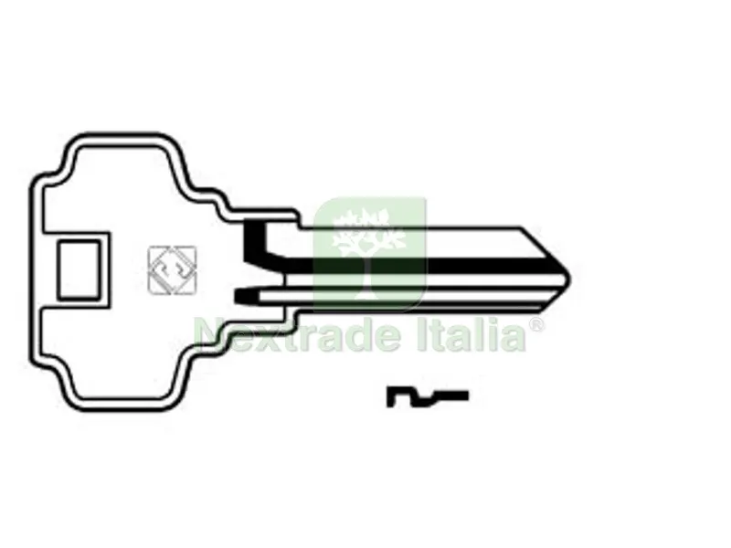 5PZ Chiavi per Cilindri Dexter 5 Spine Grandi DX1 - DX1 DX — Serrature e cilindri — rif. FERX.FER52085