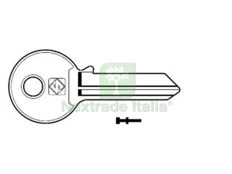10PZ Chiavi per Cilindri Fasem 5 Spine Grandi FM090 - FM090 — Serrature e cilindri — rif. FERX.FER52405