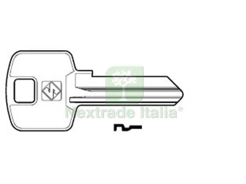 20PZ Chiavi per Cilindri Meroni 5 Spine Grandi MER8 - MER8 DX — Serrature e cilindri — rif. FERX.FER53174