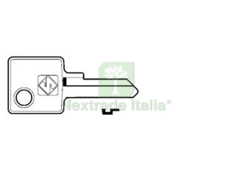 20PZ CHIAVI PER CILINDRI MERONI 4 SPINE PICCOLE MER2 - MER2 DX — Serrature e cilindri — rif. FERX.FER66273