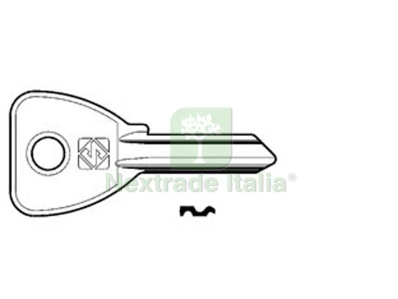 10PZ Chiavi per Cilindri Omec 5 Spine Piccole OC074 - OC074 DX — Serrature e cilindri — rif. FERX.FER53563