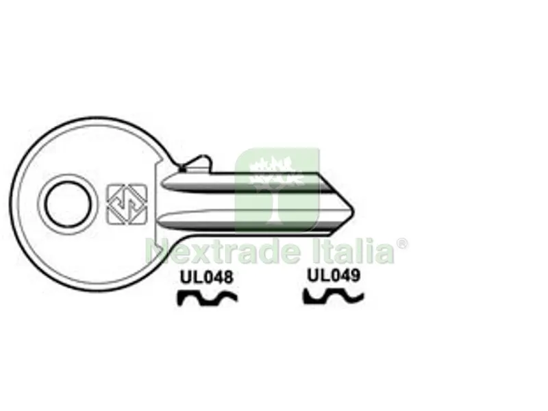 20PZ Chiavi per Cilindri Universal 3 Spine Grandi - UL048 DX — Serrature e cilindri — rif. FERX.FER54522
