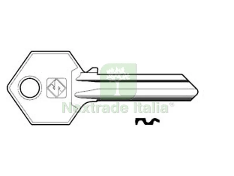 20PZ Chiavi per Cilindri Yale 6 Spine Grandi YA31 - YA31 DX — Serrature e cilindri — rif. FERX.FER55116