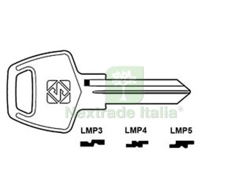 5PZ chiavi lmp per auto peugeot - lmp4 — Ferramenta porte e finestre — rif. FERX.FER53044 5PZ chiavi lmp per auto peugeot - lmp4 — Ferramenta porte e finestre — rif. FERX.FER53044
