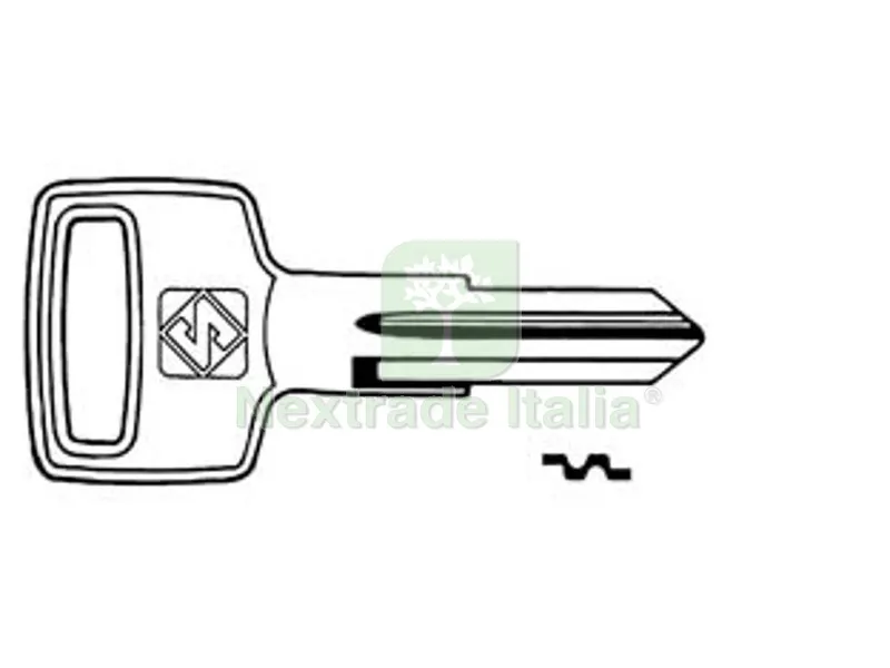 5PZ Chiavi Neiman per Auto Volvo NE26 - NE26 — Ferramenta porte e finestre — rif. FERX.FER53389