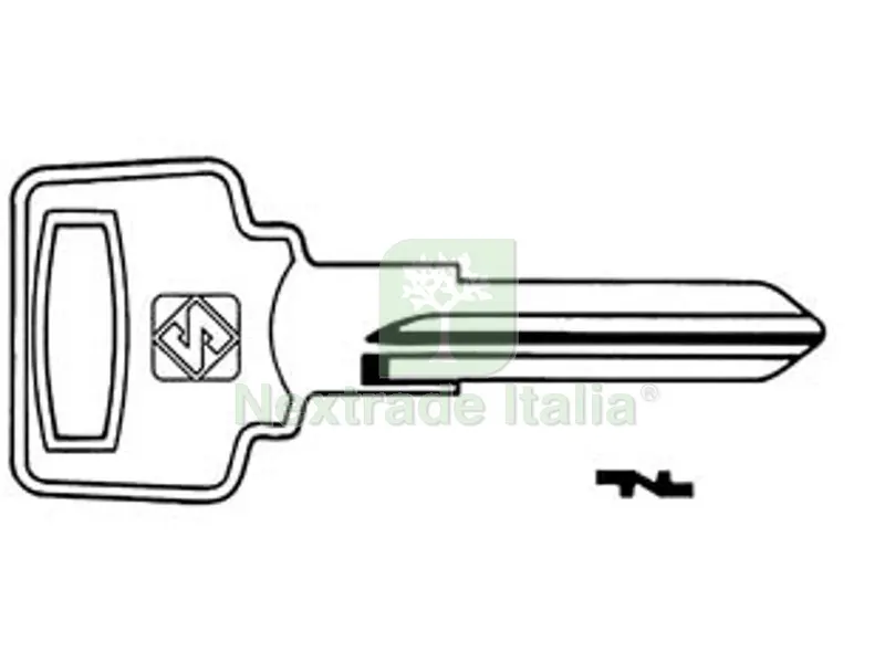 5PZ Chiavi Neiman per Auto Volvo NE40 - NE40 — Ferramenta porte e finestre — rif. FERX.FER53419