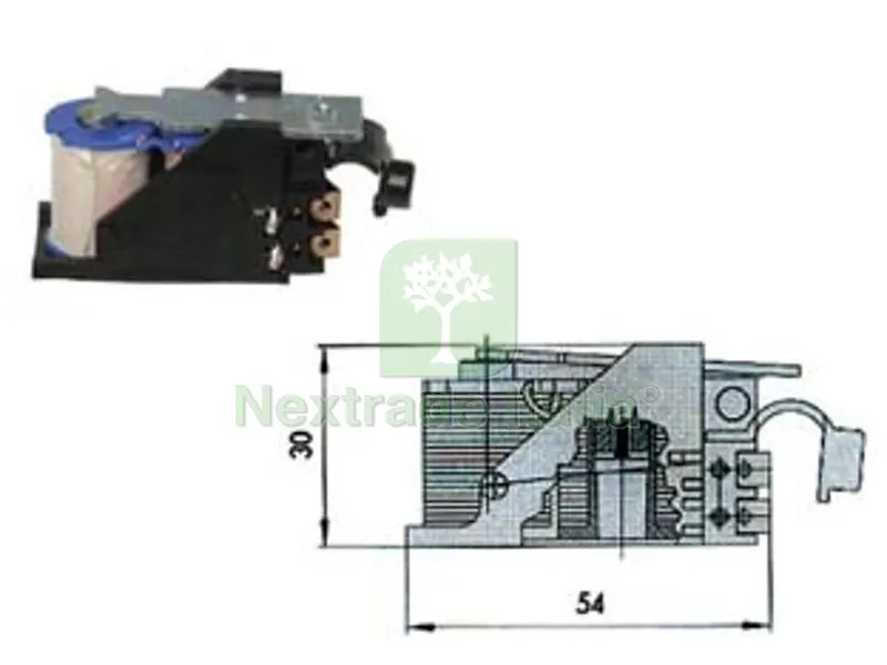 bobine tensione 12v per serratura elettrica 07118 - sx (07118002) — Serrature e cilindri — rif. FERX.FER238038