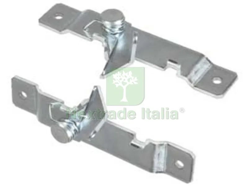 5COPPIE BLOCCATAPPARELLE VOLGIBLOK ZINCATO — Arelle e frangivista — rif. FERX.FER10115