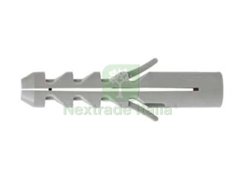25PZ TASSELLO IN NYLON "S" - ? mm.12x60 — Tasselli e ancoraggi — rif. FERX.FER62749 25PZ TASSELLO IN NYLON "S" - ? mm.12x60 — Tasselli e ancoraggi — rif. FERX.FER62749