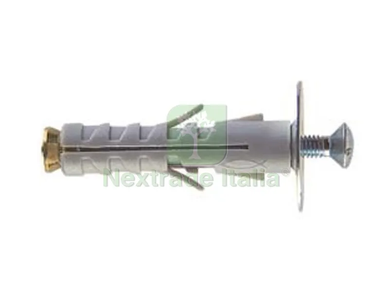 100PZ TASSELLO IN NYLON CON VITE "SB" - SB 9/4 ? mm.9x40 vite t.s.c. taglio combinato — Tasselli e ancoraggi — rif. FERX.FER62862