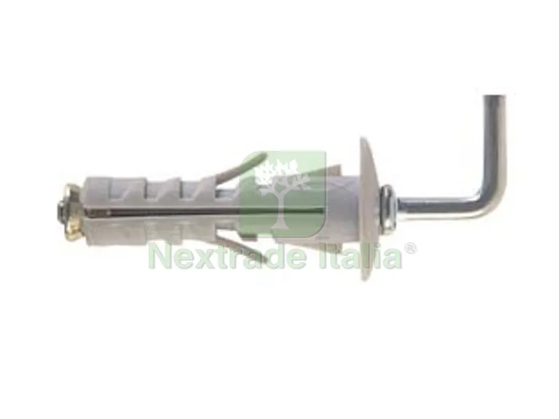 100PZ Tassello in Nylon con Gancio Medio - SB 12/2 ? 12x40 gancio mm.16 — Tasselli e ancoraggi — rif. FERX.FER62930