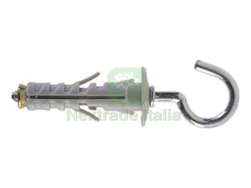 50PZ Tassello in Nylon con Occhiolo Aperto "SB" - SB 12/1 ? mm.12x45 asola occhio mm.8,5 — Tasselli e ancoraggi — rif. FERX.FER62923 50PZ Tassello in Nylon con Occhiolo Aperto "SB" - SB 12/1 ? mm.12x45 asola occhio mm.8,5 — Tasselli e ancoraggi — rif. FERX.FER62923