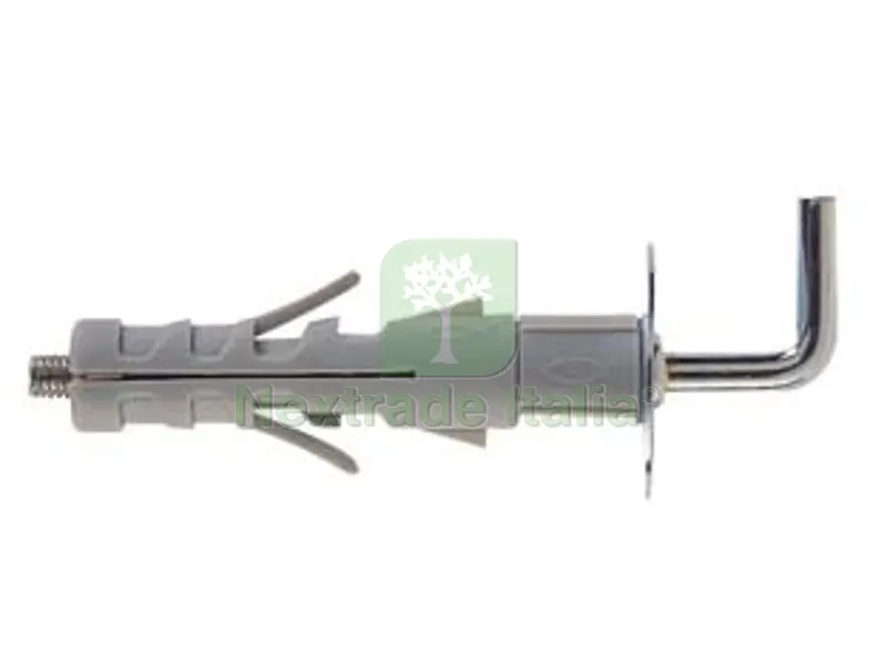 50PZ Tassello in Nylon Prolungato con Gancio Medio "SB" - SB 12/L2 ? mm.12x57 gancio mm.16 — Tasselli e ancoraggi — rif. FERX.FER77439