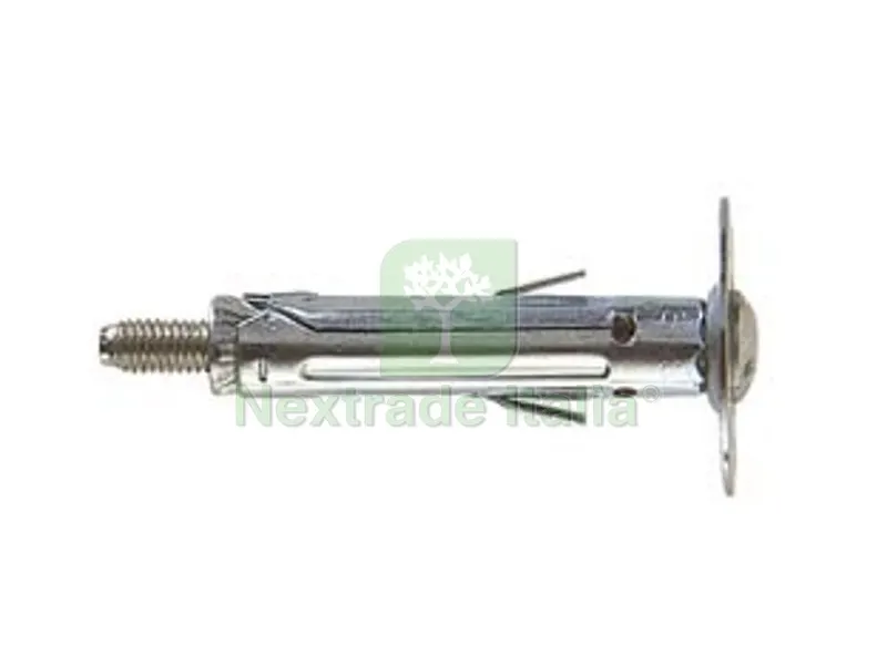 100PZ TASSELLO IN ACCIAIO CON VITE "SBS" - SBS 9/4 ? mm.9x45 vite t.s.c.taglio combinato — Tasselli e ancoraggi — rif. FERX.FER63012