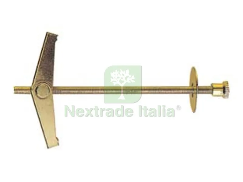 25PZ ANCORA A SOFFITTO IN ACCIAIO "KD" - KD 4 vite ? mm.4 MA x mm.95 con dado in ottone — Viti — rif. FERX.FER63487 25PZ ANCORA A SOFFITTO IN ACCIAIO "KD" - KD 4 vite ? mm.4 MA x mm.95 con dado in ottone — Viti — rif. FERX.FER63487