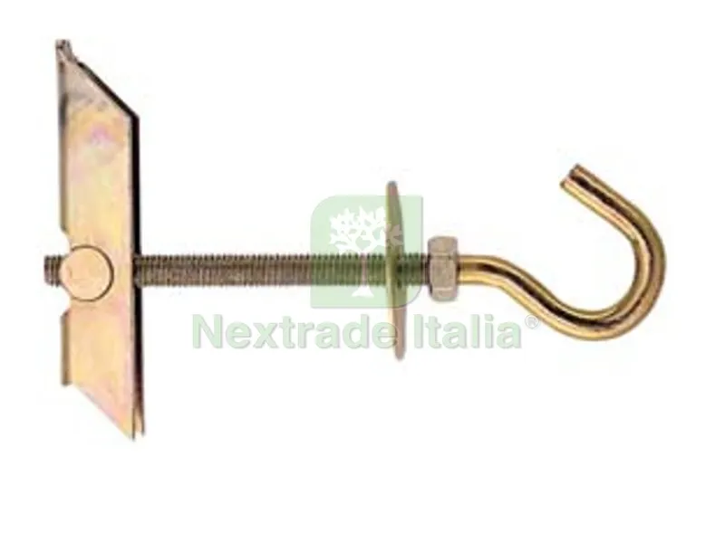 20PZ Ancora a Soffitto in Acciaio "KDH" - KDH6 vite ? 6x100 (A) mm.14 portata Kg.100 — Viti — rif. FERX.FER63517