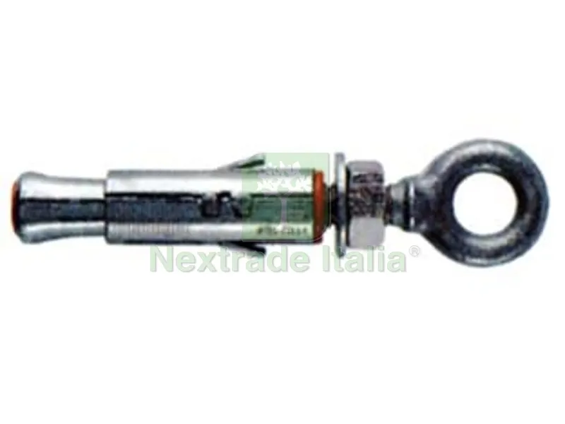 50PZ Tassello in Acciaio con Occhiolo "SLM" - SLM 6 MA occhiolo foro occhio ? mm.10,5 — Tasselli e ancoraggi — rif. FERX.FER63081 50PZ Tassello in Acciaio con Occhiolo "SLM" - SLM 6 MA occhiolo foro occhio ? mm.10,5 — Tasselli e ancoraggi — rif. FERX.FER63081