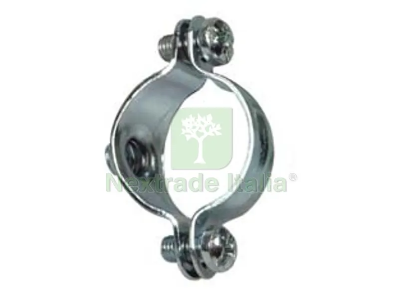 50PZ Collarini in Acciaio Zincocromato - ? mm.12 — Fascette e collari — rif. FERX.FER104203 50PZ Collarini in Acciaio Zincocromato - ? mm.12 — Fascette e collari — rif. FERX.FER104203