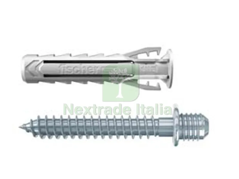 100PZ Tassello con Doppia Vite SX Plus 6 DV — Tasselli e ancoraggi — rif. FERX.FER62817 100PZ Tassello con Doppia Vite SX Plus 6 DV — Tasselli e ancoraggi — rif. FERX.FER62817