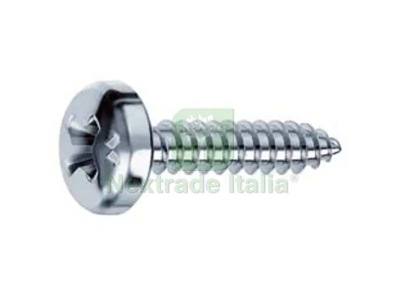 500PZ Viti Autofilettanti Testa Cilindrica Acciaio Zincato Bianco - ? mm.3,9x32 — Viti — rif. FERX.FER40020 500PZ Viti Autofilettanti Testa Cilindrica Acciaio Zincato Bianco - ? mm.3,9x32 — Viti — rif. FERX.FER40020