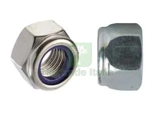 200PZ DADO AUTOBLOCCANTE ZINCATO - mm.10 — Bulloni, dadi e rondelle — rif. FERX.FER68505