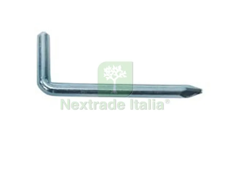 200PZ RAMPINI DRITTI A PUNTA ACCIAIO ZINCATO - mm.22x80 - ? mm.5x60 — Punte, frese e dischi — rif. FERX.FER43779
