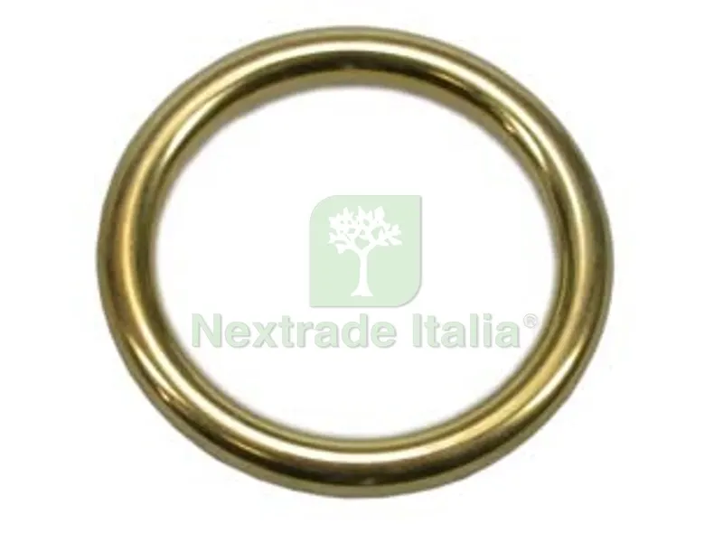 50PZ ANELLI PER SCORRITENDA TUBOLARI IN OTTONE LUCIDO - ? mm.41-53 — Tubi e raccordi — rif. FERX.FER2974 50PZ ANELLI PER SCORRITENDA TUBOLARI IN OTTONE LUCIDO - ? mm.41-53 — Tubi e raccordi — rif. FERX.FER2974