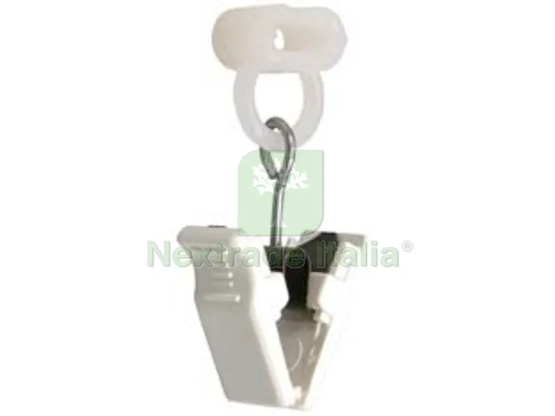 250PZ SCIVOLANTI PER TENDA CON PINZETTA IN NYLON — Pinze e tronchesi — rif. FERX.FER3193 250PZ SCIVOLANTI PER TENDA CON PINZETTA IN NYLON — Pinze e tronchesi — rif. FERX.FER3193