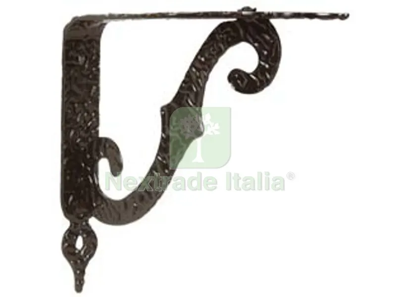 2PZ Mensole Ornamentali Brackets - mm.150 (6"x4"1/2) — Arredo — rif. FERX.FER5418