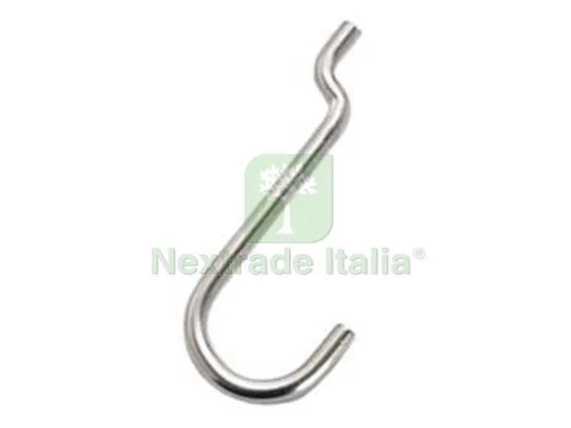 200PZ Ganci per Pannelli Forati N.4 - mm.22x53 — Casalinghi e organizzazione — rif. FERX.FER5715